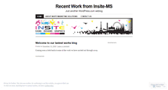 Desktop Screenshot of insitework.wordpress.com