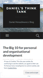 Mobile Screenshot of dmthinktank.wordpress.com