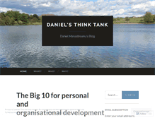 Tablet Screenshot of dmthinktank.wordpress.com