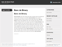 Tablet Screenshot of fsr.bancdebinaryfraud.wordpress.com