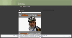 Desktop Screenshot of eyeonsports.wordpress.com