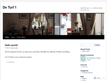Tablet Screenshot of deturf1.wordpress.com