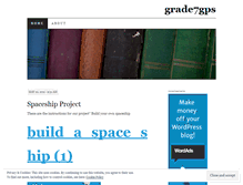 Tablet Screenshot of grade7gps.wordpress.com