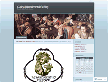 Tablet Screenshot of cucinarinascimentale.wordpress.com