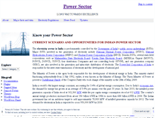 Tablet Screenshot of indianpowersector.wordpress.com