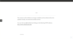 Desktop Screenshot of collinsoncds.wordpress.com