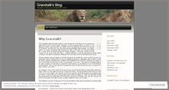 Desktop Screenshot of gracetalk.wordpress.com