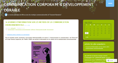 Desktop Screenshot of communicationcorporate.wordpress.com