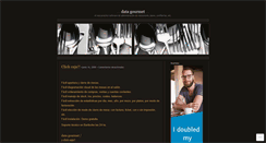 Desktop Screenshot of datagourmet.wordpress.com