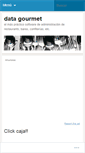 Mobile Screenshot of datagourmet.wordpress.com
