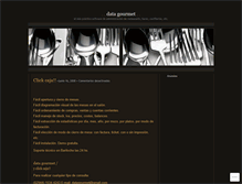 Tablet Screenshot of datagourmet.wordpress.com
