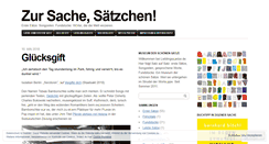 Desktop Screenshot of lieblingssaetze.wordpress.com