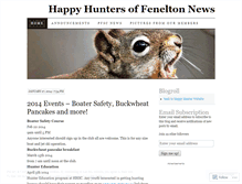 Tablet Screenshot of happyhunters.wordpress.com