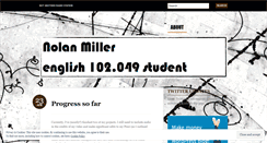 Desktop Screenshot of nolanbmiller.wordpress.com