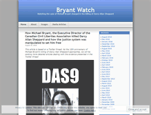 Tablet Screenshot of bryantwatch.wordpress.com