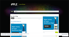 Desktop Screenshot of ipple1213.wordpress.com