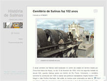 Tablet Screenshot of historiadesalinas.wordpress.com