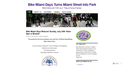 Desktop Screenshot of bikemiamiblog.wordpress.com