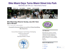 Tablet Screenshot of bikemiamiblog.wordpress.com