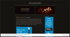Desktop Screenshot of holdenpersonalportfolios.wordpress.com