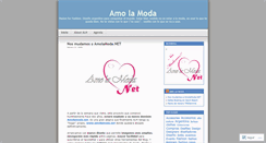 Desktop Screenshot of amolamoda.wordpress.com