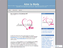 Tablet Screenshot of amolamoda.wordpress.com
