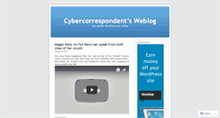 Desktop Screenshot of cybercorrespondent.wordpress.com