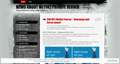 Desktop Screenshot of metin2privateserver.wordpress.com