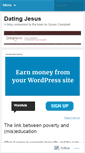 Mobile Screenshot of datingjesus.wordpress.com