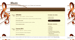 Desktop Screenshot of ilflauto.wordpress.com