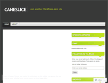 Tablet Screenshot of caneslice.wordpress.com