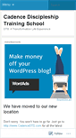 Mobile Screenshot of cadencedts.wordpress.com