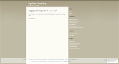 Desktop Screenshot of hpiblog.wordpress.com