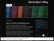 Tablet Screenshot of ghettodjoe.wordpress.com