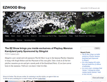 Tablet Screenshot of ezwoodblog.wordpress.com