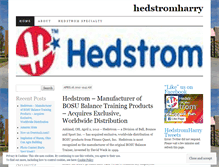 Tablet Screenshot of hedstromharry.wordpress.com