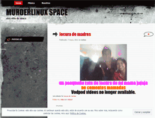 Tablet Screenshot of murderlinux.wordpress.com