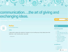 Tablet Screenshot of communicationexchange.wordpress.com