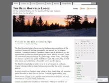 Tablet Screenshot of bluemountainlodge.wordpress.com