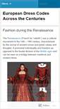 Mobile Screenshot of europeanfashion.wordpress.com