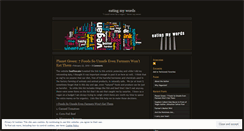 Desktop Screenshot of eatingmywords13.wordpress.com