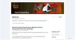 Desktop Screenshot of ciscocanada.wordpress.com