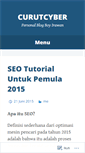 Mobile Screenshot of curutcyber.wordpress.com