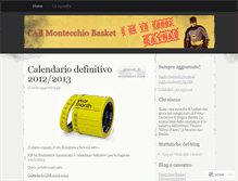 Tablet Screenshot of cabmontecchiobasket.wordpress.com