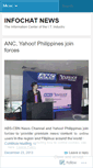 Mobile Screenshot of infochatnews.wordpress.com