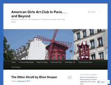 Tablet Screenshot of americangirlsartclubinparis.wordpress.com