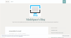 Desktop Screenshot of minhspace.wordpress.com