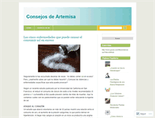 Tablet Screenshot of consejosdeartemisa.wordpress.com