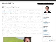 Tablet Screenshot of justinkeatinge.wordpress.com