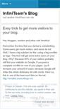 Mobile Screenshot of infiniteamblog.wordpress.com